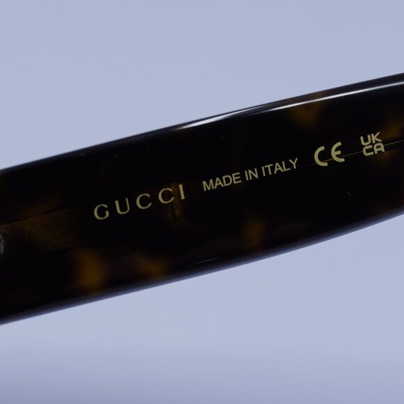 Gucci GG1794S 002 Sunglasses Dark Havana Square Frame, Brown Lenses main image 4